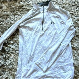 Under armor. Medium lightweight perforated. White.